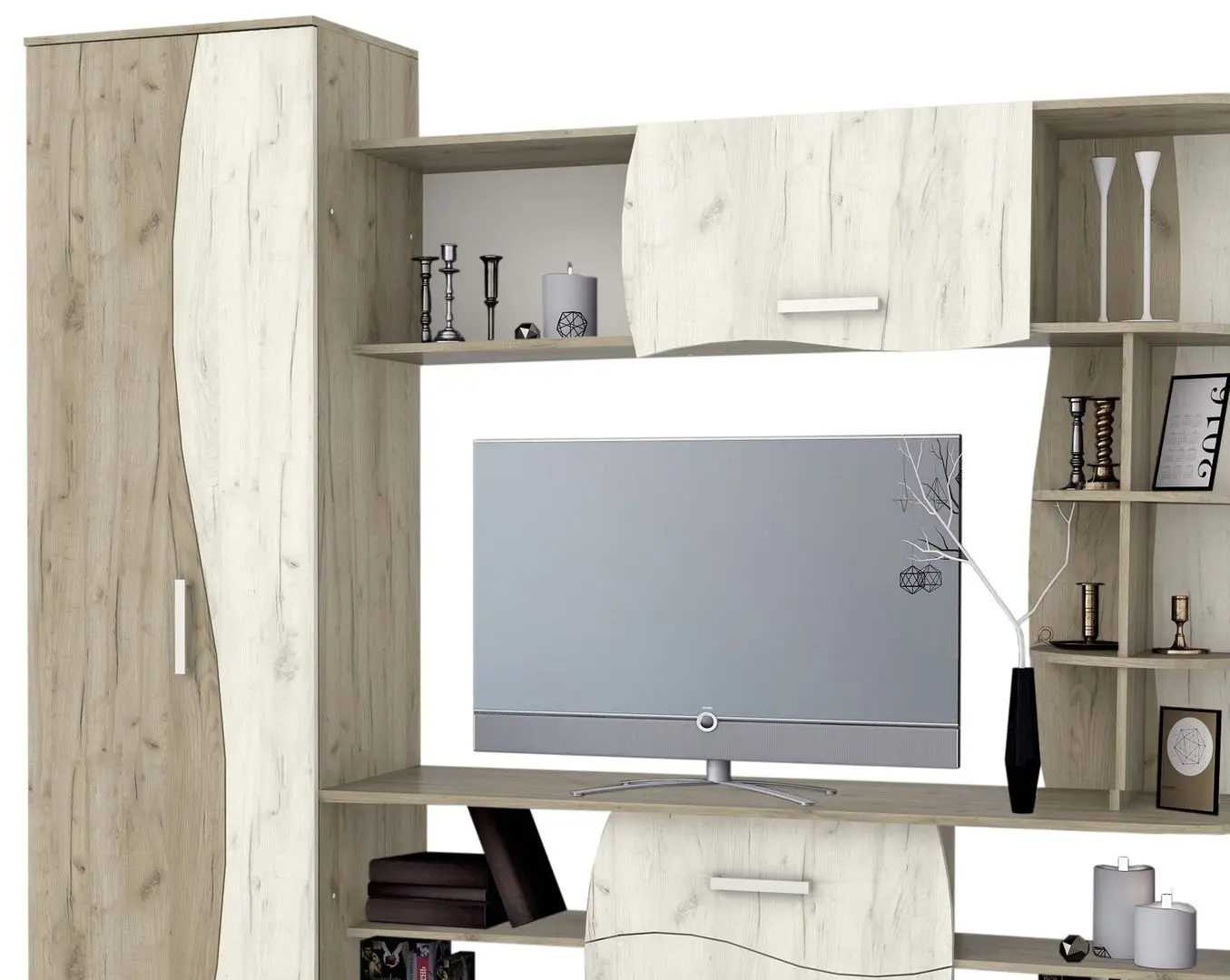 Living Marcel Prod Kapri 2.2m (Craft Oak Gray/Craft Oak White)