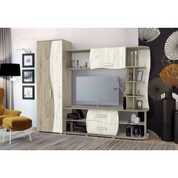 Living Marcel Prod Kapri 2.2m (Craft Oak Gray/Craft Oak White) Thumb