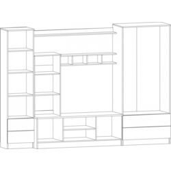 Living Marcel Prod Kaspiy 3m (Craft Oak Golden/Wenge) Thumb