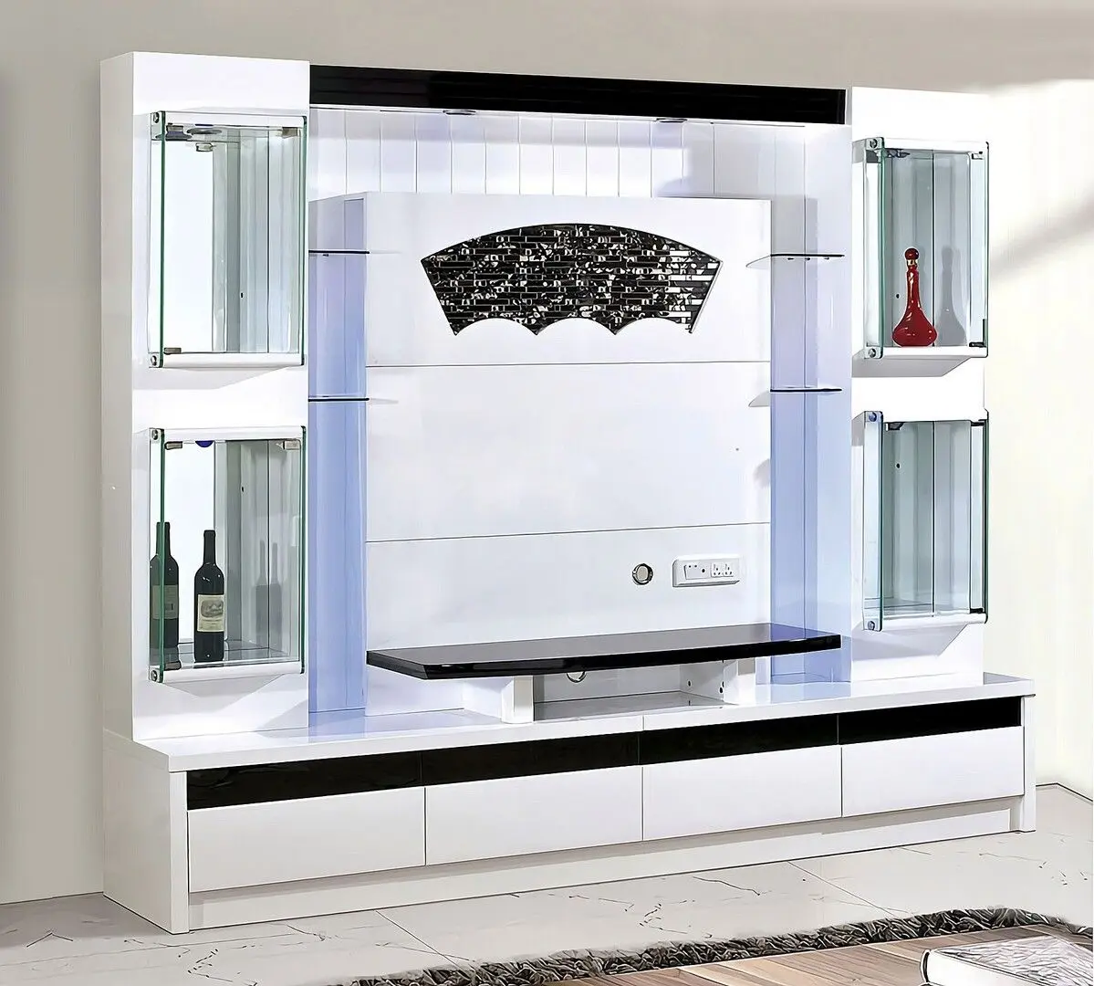 Гостиная Marcel Prod Lincon 2.5м (White/Black)