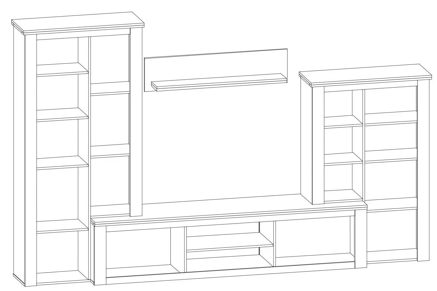 Гостиная Marcel Prod Montreal 3.2m (Andersen Pine/April Oak)