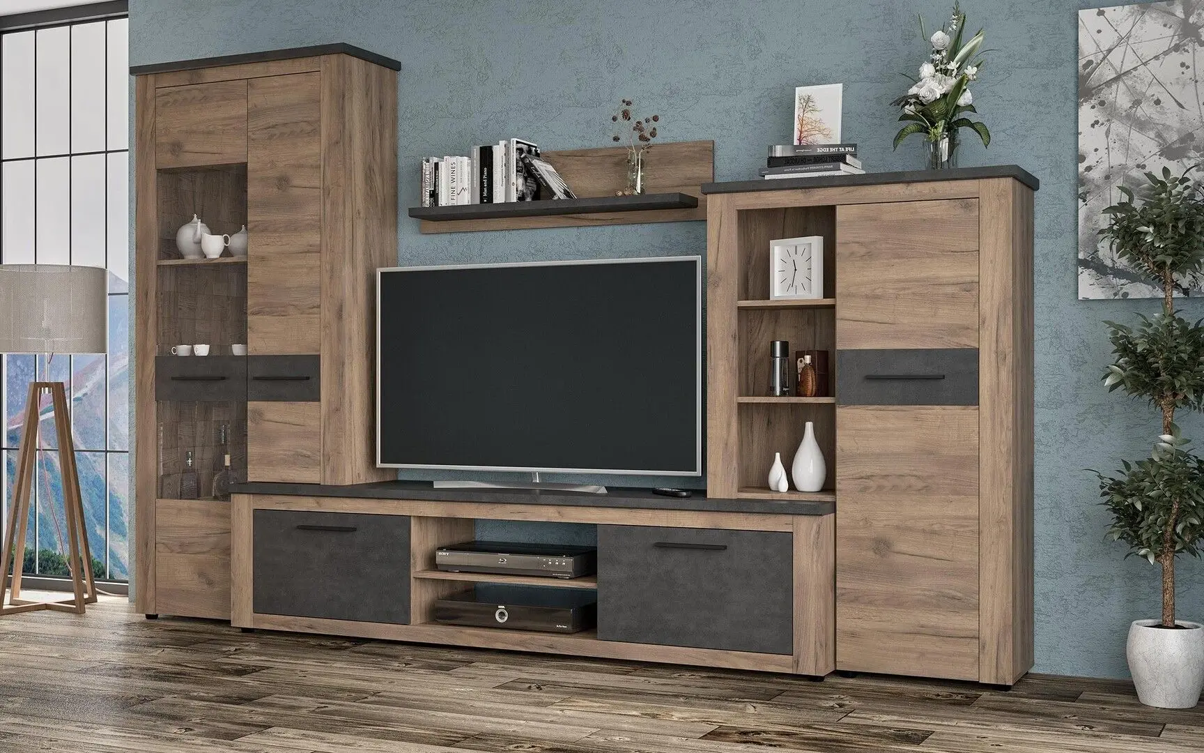 Гостиная Marcel Prod Montreal 3.2m (Craft Tobacco Oak/Matera)