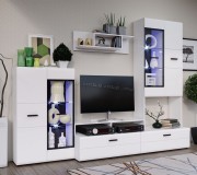 Living Marcel Prod New Nensi 3 2.8m (White Gloss/White)