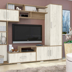 Гостиная Marcel Prod Pekin 2.1м (Craft Oak Golden/Craft Oak White)