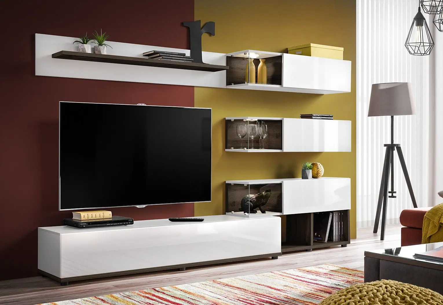 Гостиная Marcel Prod Silk 2.4м (White Gloss/White)