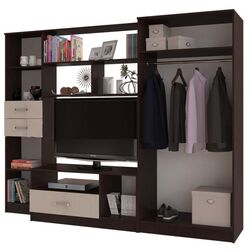 Гостиная Миф Мечта Венге/Дуб Беленый (с узором) Thumb