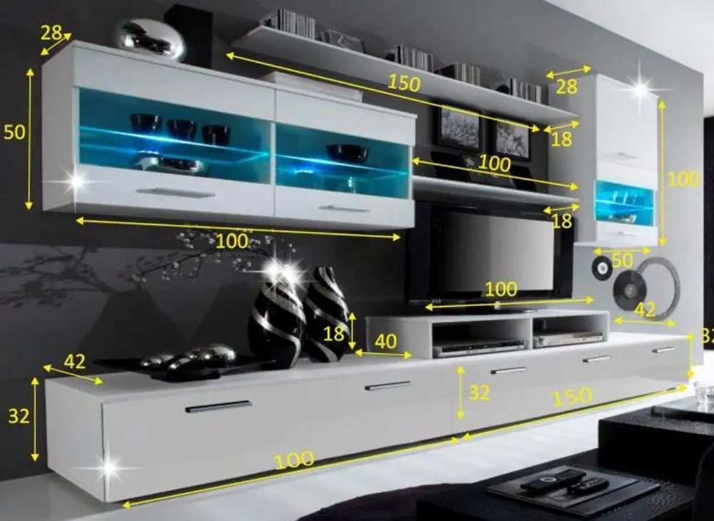 Living Mobhaus Leo (White Extra High Gloss) - 3