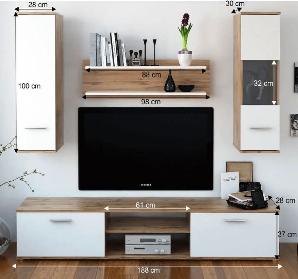 Living Mobhaus Waw New (Wotan Oak/White) - 2