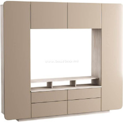 Гостиная Mobi Румба 03.272 (Ясень Шимо Светлый/Мокко Глянец)