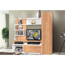 Living Modern Bari (Craft Oak Golden/White) Thumb