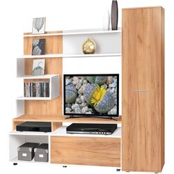 Living Modern Bari (Craft Oak Golden/White) Thumb