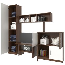 Living Haaus Ada 2.1m (White/Wenge) Thumb