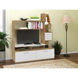 Гостиная Пехотин Аликанте (Дуб Тахо/Белый)