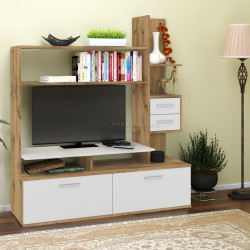 Гостиная Пехотин Аликанте (Дуб Тахо/Белый)