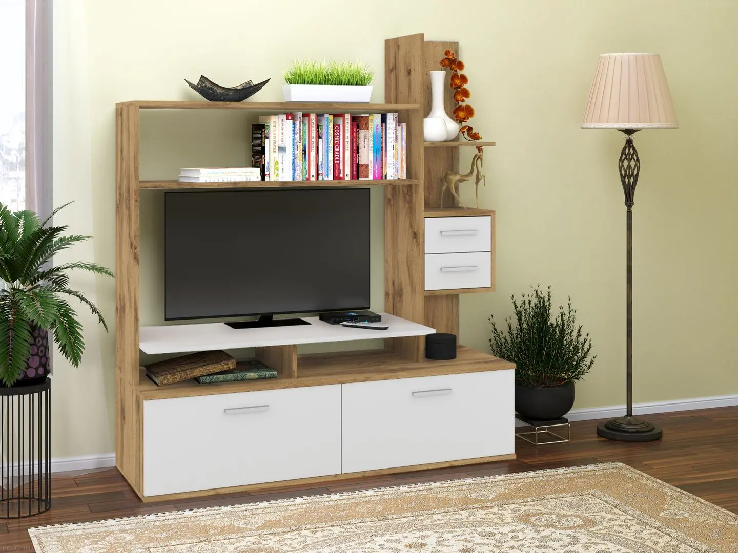 Living Пехотин Alikante (Tahoe Oak/White)