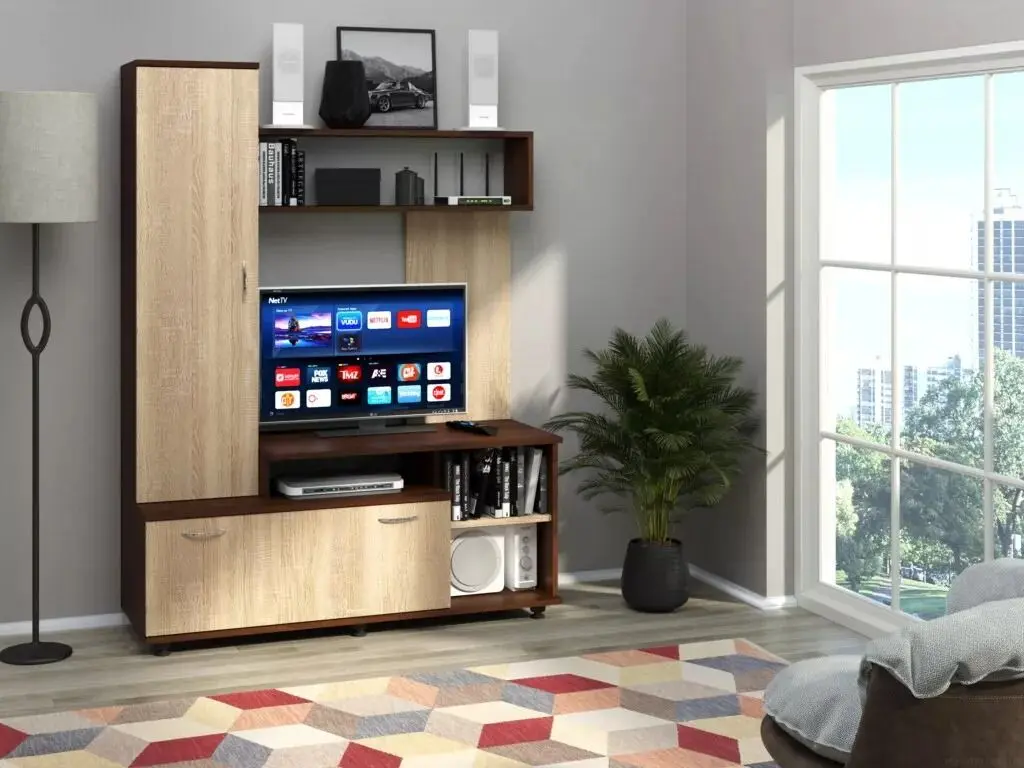 Living Пехотин Aliaska (Sonoma Oak/Wallnut)