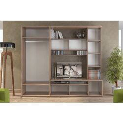 Гостиная Стендмебель Софи 2.3м (Ясень Шимо Темный/Ясень Шимо Светлый) Thumb