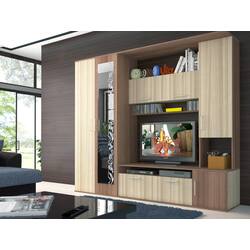 Гостиная Стендмебель Софи 2.3м (Ясень Шимо Темный/Ясень Шимо Светлый) Thumb