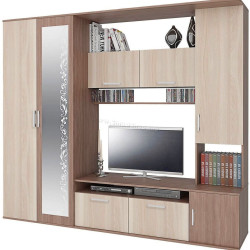 Гостиная Стендмебель Софи 2.3м (Ясень Шимо Темный/Ясень Шимо Светлый)