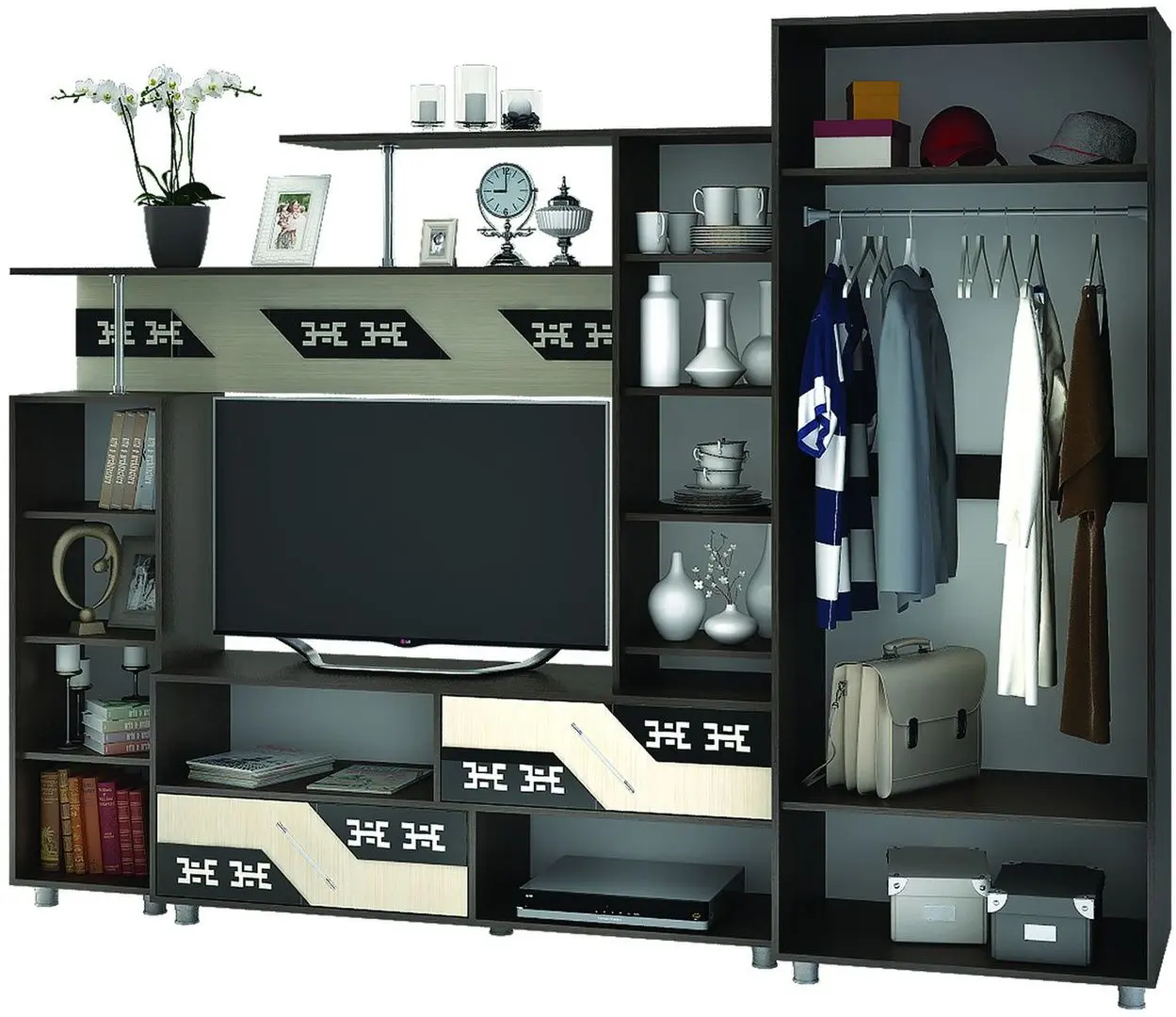 Living Стендмебель Verona (Wenge/Belfort Oak) - 3