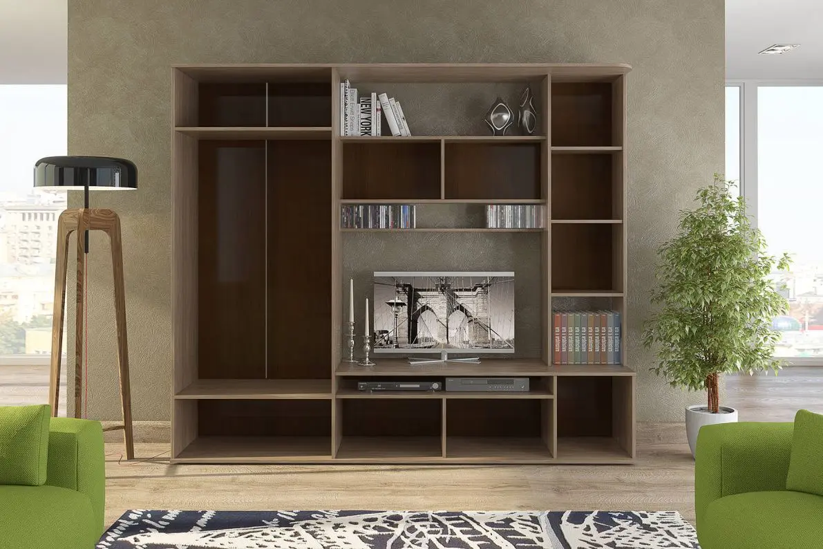 Гостиная Stolline Алегро СТЛ.111.02М (Ясень Шимо Темный/Ясень Шимо Светлый) - 2