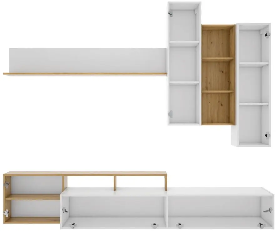 Living Stolline Gratsiya СТЛ.411.01 2.4m (Wild Oak/White) - 5