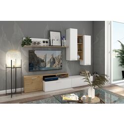 Living Stolline Gratsiya СТЛ.411.01 2.4m (Wild Oak/White) Thumb