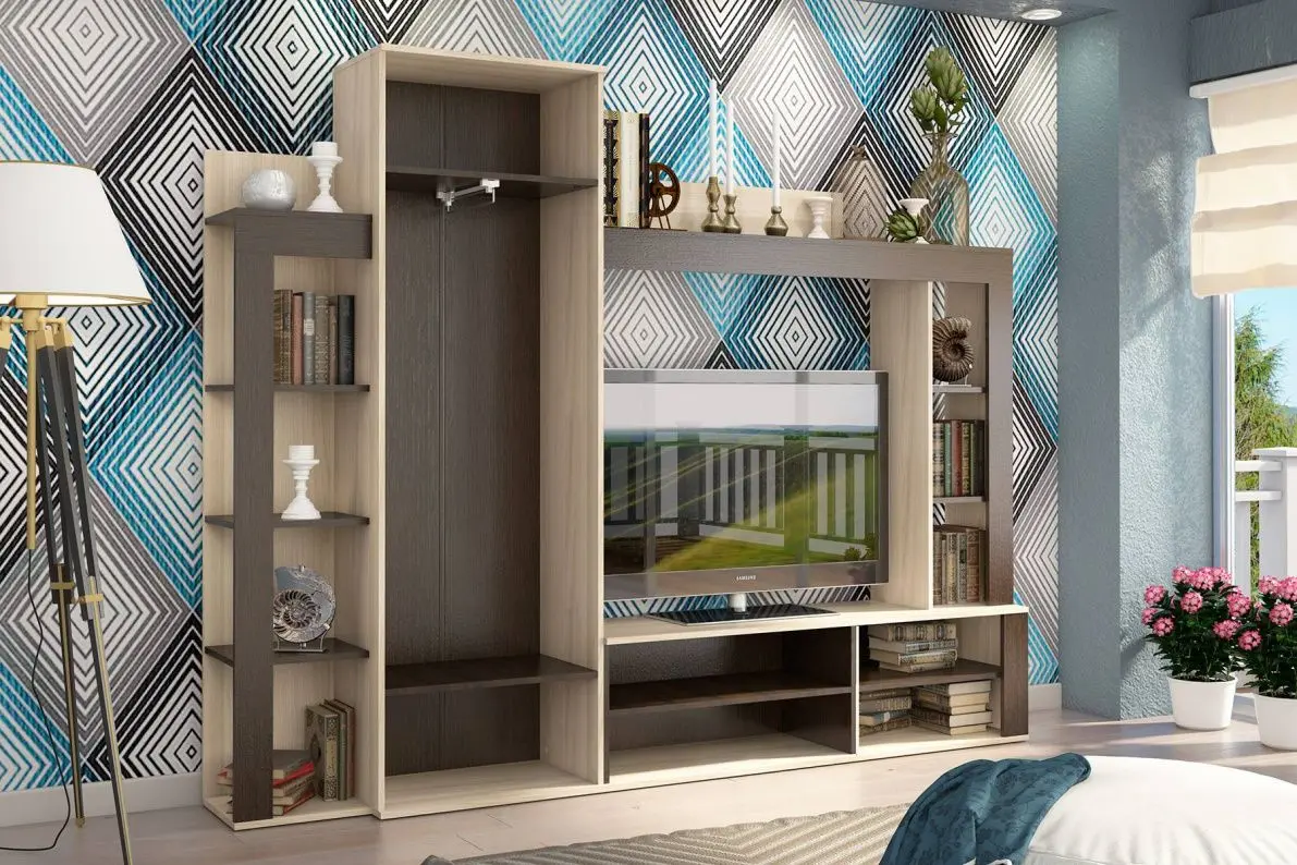 Гостиная Stolline Осло СТЛ.238.00 (Дуб Феррара/Ясень Шимо Светлый) - 5