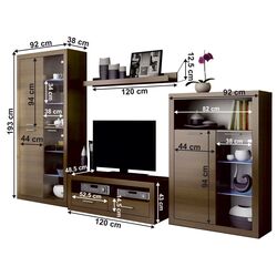 Living Tempo Kondela Togo 2 New Led (Walnut Warmia) Thumb