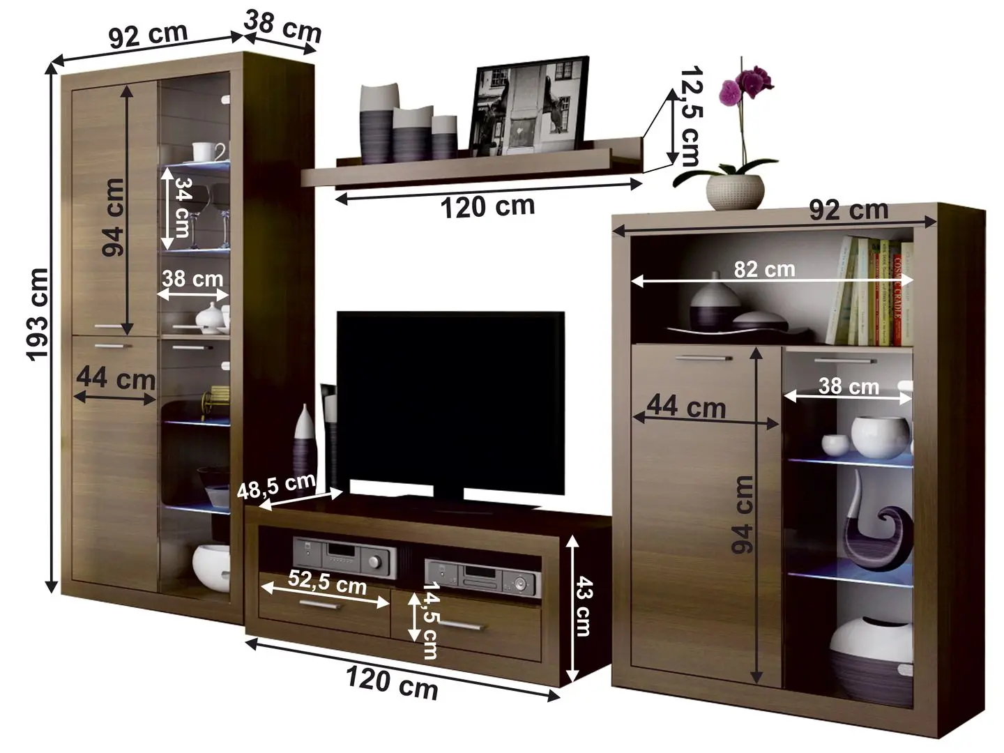 Living Tempo Kondela Togo 2 New Led (Walnut Warmia) - 3