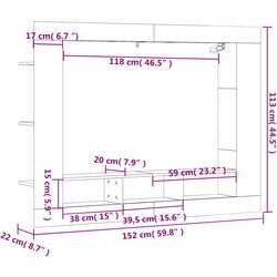 Living VidaXL 833725 (Concrete Grey) Thumb
