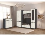 Living + Comoda Yasen Jeneva 3.35m (Graphite Grey/Craft Oak White)