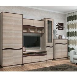 Living + Comoda Yasen Jeneva 3.35m (Sonoma Oak Truffle/Wenge Magic) Thumb