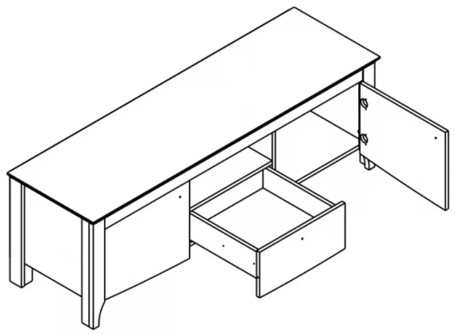 Living Yasen Karina REG1W2S+POL140+KOM1D2S+RTV2D1S (Nymphea Alba/Sonoma Oak Truffle)