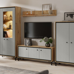 Living Yasen Parii A 3.08m (Artisan Oak/Congo Grey)