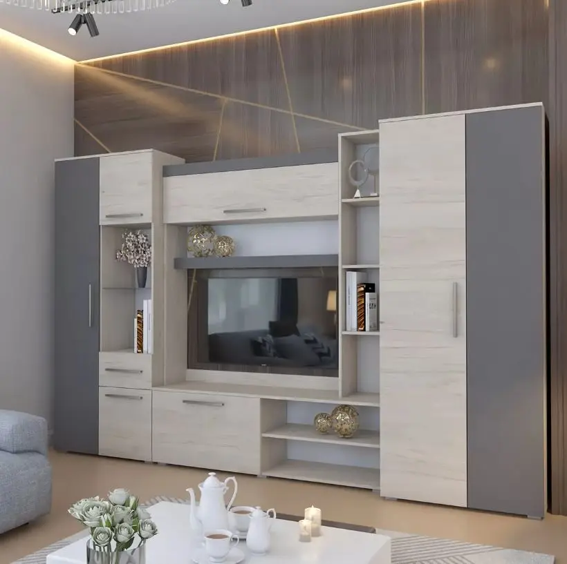 Living Yasen Royal 3.1m (Hickory Rockford Light/Graphite Grey)