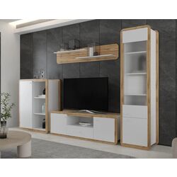 Гостиная Yasen Ски 3.04м (Нимфеа Альба/Дуб Аппалачи) Thumb