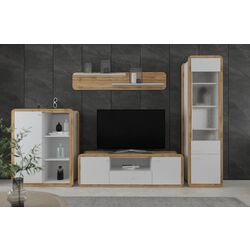 Гостиная Yasen Ски 3.04м (Нимфеа Альба/Дуб Аппалачи) Thumb