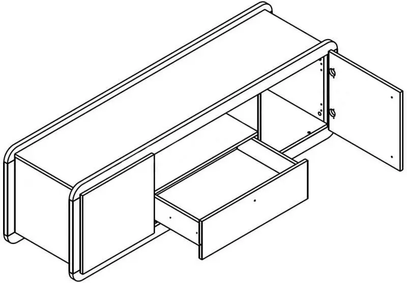 Гостиная Yasen Ski 3.07м (Нимфеа Альба/Дуб Аппалачи)