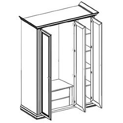 Гостиная Yasen Вайт 4.12м (Сосна Серебряная) Thumb