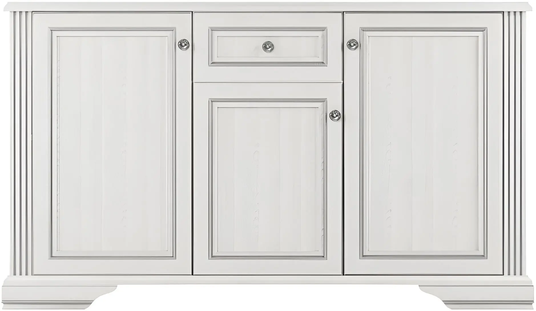 Гостиная Yasen White 3.13м 1D1W + 3D1S (Серебреная Сосна)