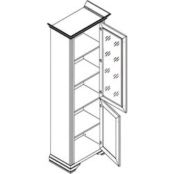 Гостиная Yasen White 3.13м 1D1W + 3D1S (Серебреная Сосна) Thumb