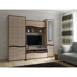 Living Yasen Jeneva 2.45m (Sonoma Oak Truffle/Wenge Magic) Thumb