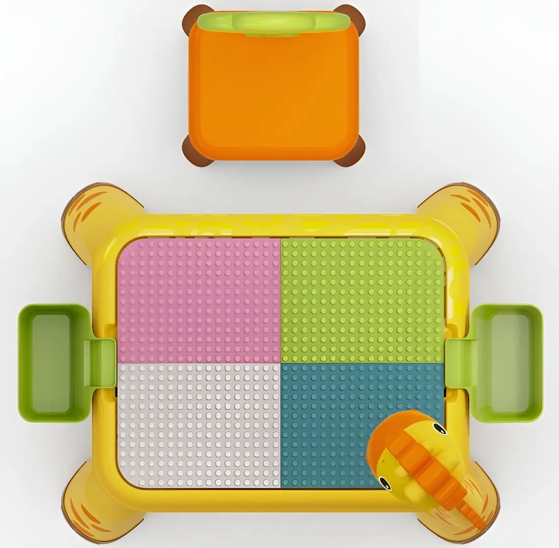 Set masuta+scaun AliBibi Cute Giraffe IBH5284255 (Yellow)