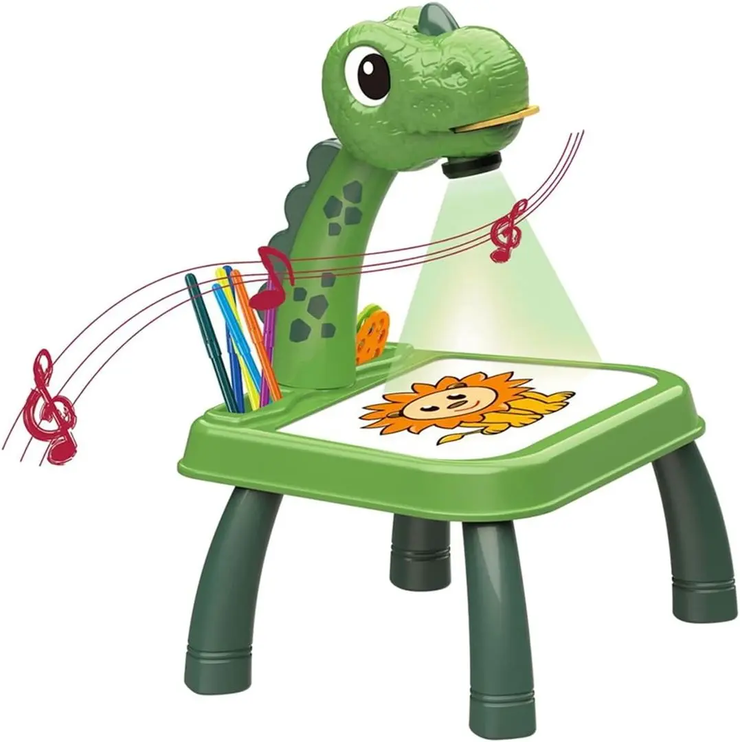 Столик с проектором AliBibi Dino IFH5284068 (Green)