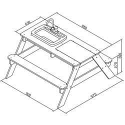 Masa cu banci Axi Emily (Wood) Thumb