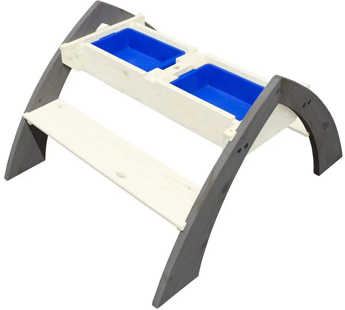 Masa cu banci si umbrela Axi Delta (Gray/Beige)