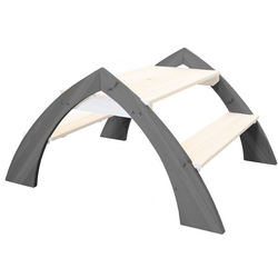 Столик с лавочками и зонтиком Axi Kylo XL (Gray/Beige) Thumb