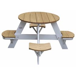 Masa cu scaune Axi A031.002.01 (Wood/White) Thumb