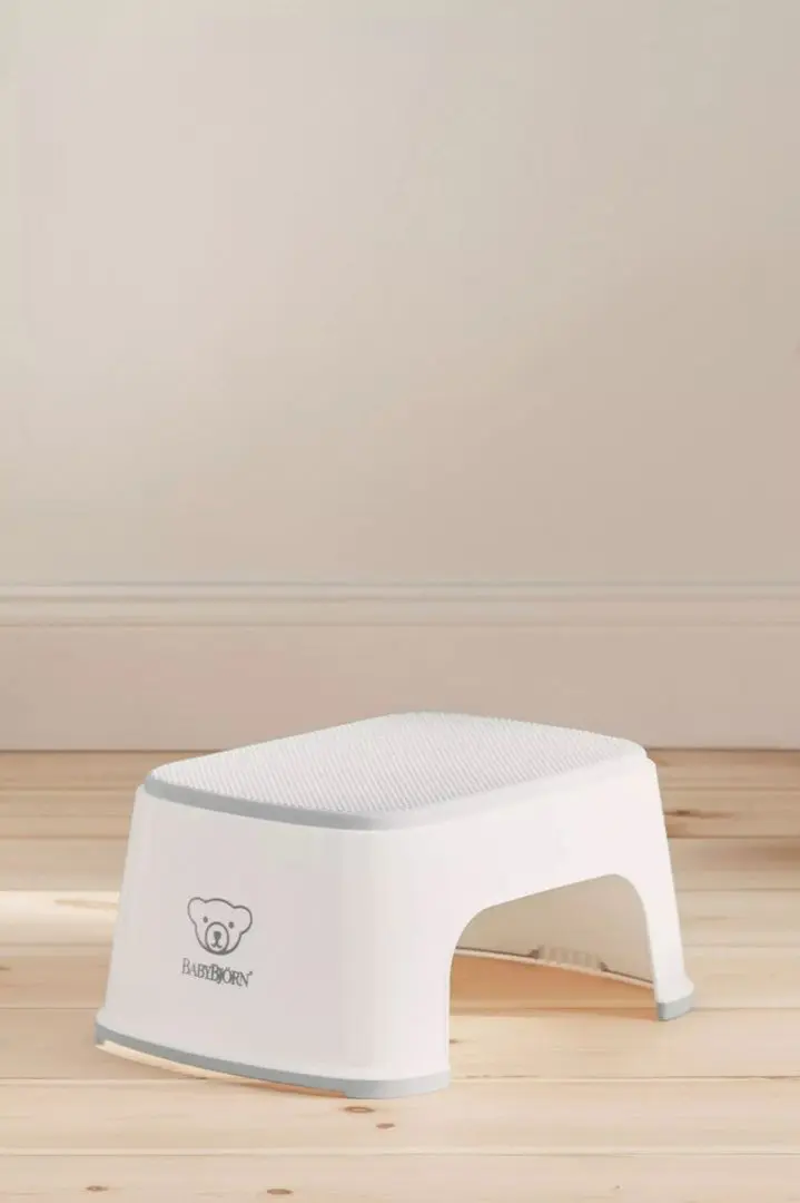 Taburet pentru copii BabyBjorn 061221A (White/Grey)